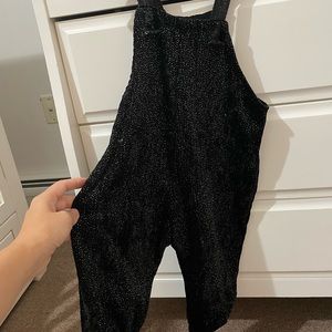 Zara overall pants sparkly perfect for winter festivities